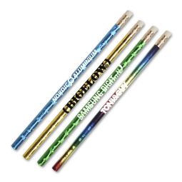 Foil Wrapped Prism Pencils