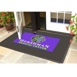 Super Scraper Rubber Floor Mats, Size 2.5'x3'