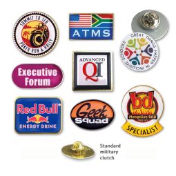 *Custom Full Color Lapel Pins