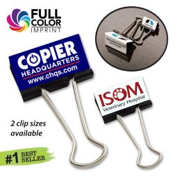 Logo Binder Clips - Printed Clips