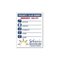 Frequently Called Numbers Magnet 3.5"x4"