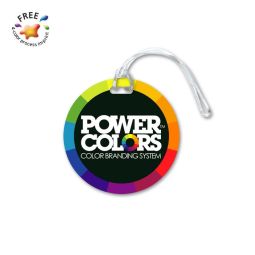 Full Color Luggage Tags - Round