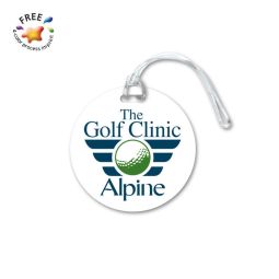 Full Color Golf Bag Tags - Round