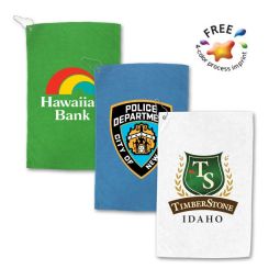  Microfiber Golf Towels, 12"x18" Full Color