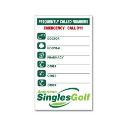 Frequently Called Numbers Magnet, 3.5"x6"