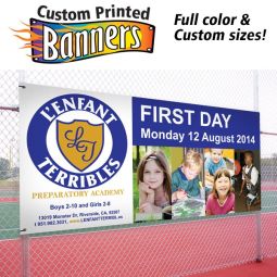 Custom Vinyl Banners - 31 to 35 sq. feet