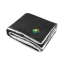 Sherpa Blankets - Deluxe Embroidered Style