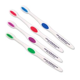 Toothbrush - White with Color Accents