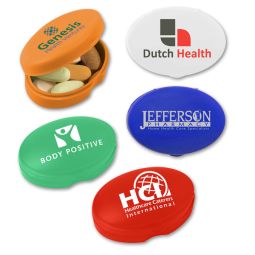 Pocket Size Oval Pill Cases