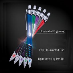 Dazzle Light Up Logo Pens