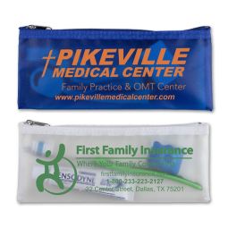 Zippered Travel Pouches - Slim Style