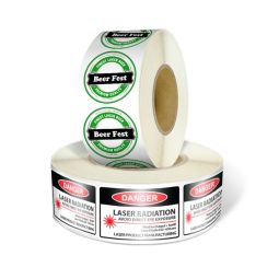 Roll Labels - 2 Color Imprint