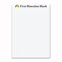 Custom Header Legal Pads - Size 8.5"x11.75"