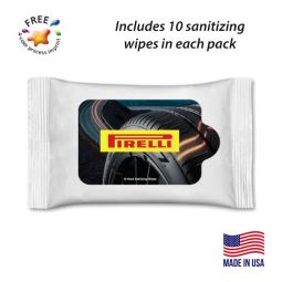 Hand Sanitizer Wipe Travel Packs, 10 wipes - USA Made