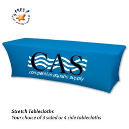 Stretchable Dye-Sub Tablecloths - 8 Foot Table