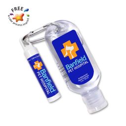 Eagle Clip-N-Go Sanitizers with Lip Balms