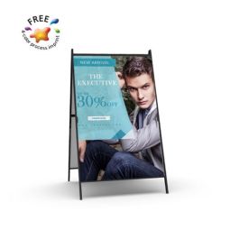 Steel A-Frame Display Signs