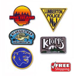 Custom Embroidered Patches - Up to 3" Size