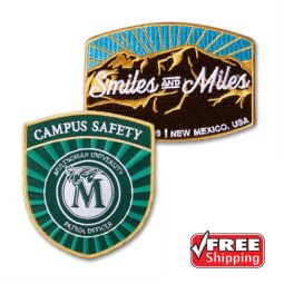 Custom Embroidered Patches - Up to 5" Size