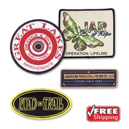 Custom Woven Patches - Up to 4" Size