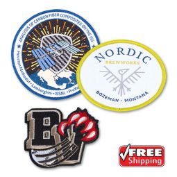 Custom Woven Patches - Up to 5" Size