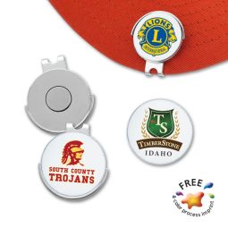 Hat Clip Golf Ball Markers