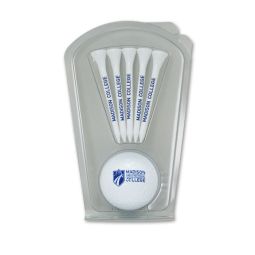 Birdie Clamshell Packs - 1 Ball, 6 Tees
