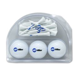 Birdie Clamshell Packs - 3 Balls, 18 Tees
