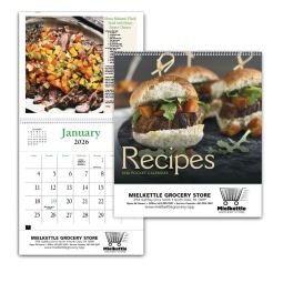 Recipes Wall Calendars - Pocket Style