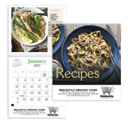 Recipes Wall Calendars - Pocket Style