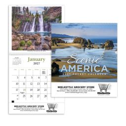 Scenic America Wall Calendars - Pocket Style