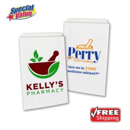 Best Value Prescription Bags, Flat 7"x10"