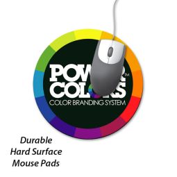 Deluxe Hard Top Mouse Pads, Size 8" Round Shape