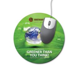 Deluxe Fabric Top Mouse Pads, Round Shape