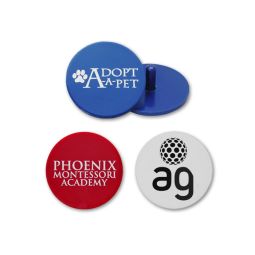 Plastic Golf Ball Markers - Quarter Size