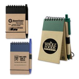 Eco-Junior Jotters with Pens - Size 3.25"x5.25"