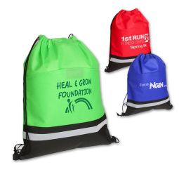 Safety Poly-Air Drawstring Totes
