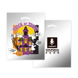   Halloween Plastic Bags - Reflective Silver