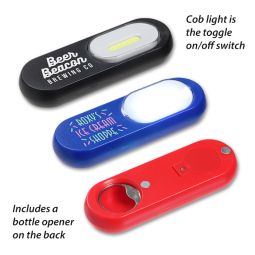 COB Flashlights With Bottle Opener
