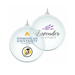 Holiday Ornaments - Acrylic, Round Shape
