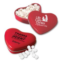 Mini-Mint Heart Tins