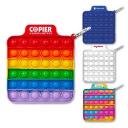 Push-N-Pop Square Bubble Games With Carabiners