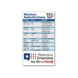Kitchen Substitutions Magnets, 3"x5"