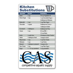 Kitchen Substitutions Magnets, 4"x7"