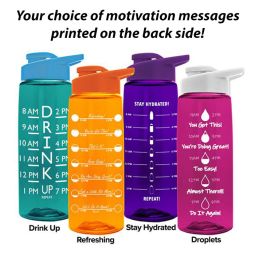 Deluxe Motivational Water Bottles - 26 oz.