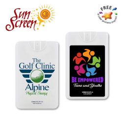 Sunscreens - Card Spray Style