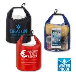 Aquarius Waterproof Dry Bags, Clear Window - 5 Liter Size