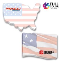 Patriotic Sticky Note Shapes - 3"x4", 25 Sheet