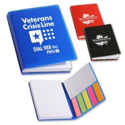 Compact Memo Book With Sticky Notes