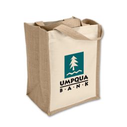 Aztek Collection Tutone Totes - Size 10"x13"x8"